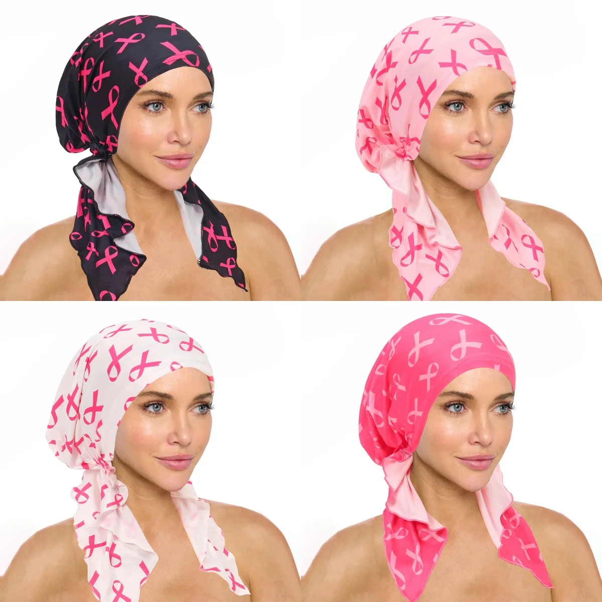 

Trendy Print Women Head Scarf Hijab Chemo Cap Turban Headwear Bandana Cancer Hair Loss Headscarf Head Wrap Stretch Hat