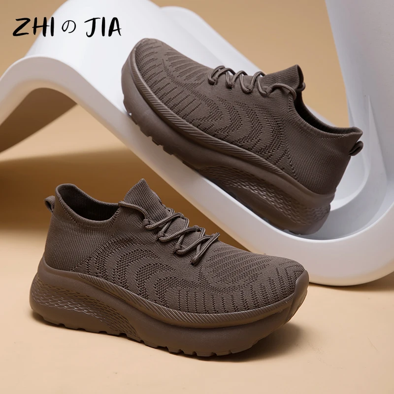 

Men's Wide Head Socks Shoes Couple Fashion Mesh Sneaker Spring and Autumn Outdoor Lightweight Breathable Running Shoes