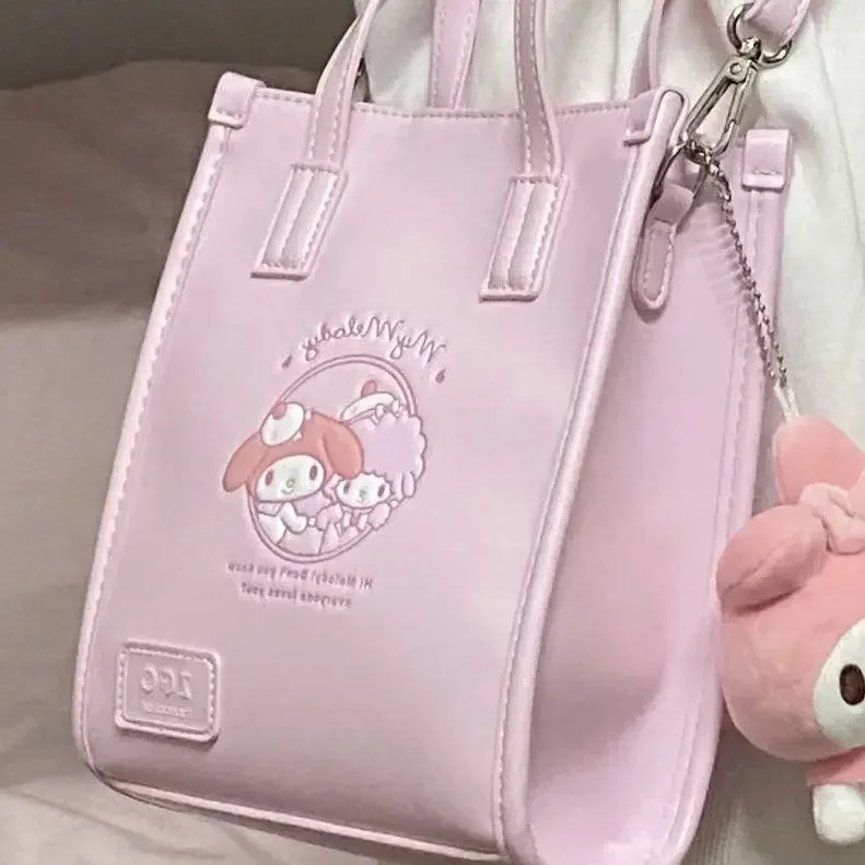 New Sanrio Handbag Women\'s Cute Clow M Cinnamoroll Babycinnamoroll Casual Large Capacity Handbag Crossbody Bag