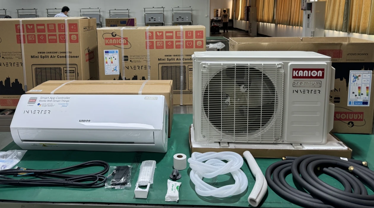 Smart Air Conditioners 24000BTU Mini AC 2 Ton R410A Split System Home Climate Cooling