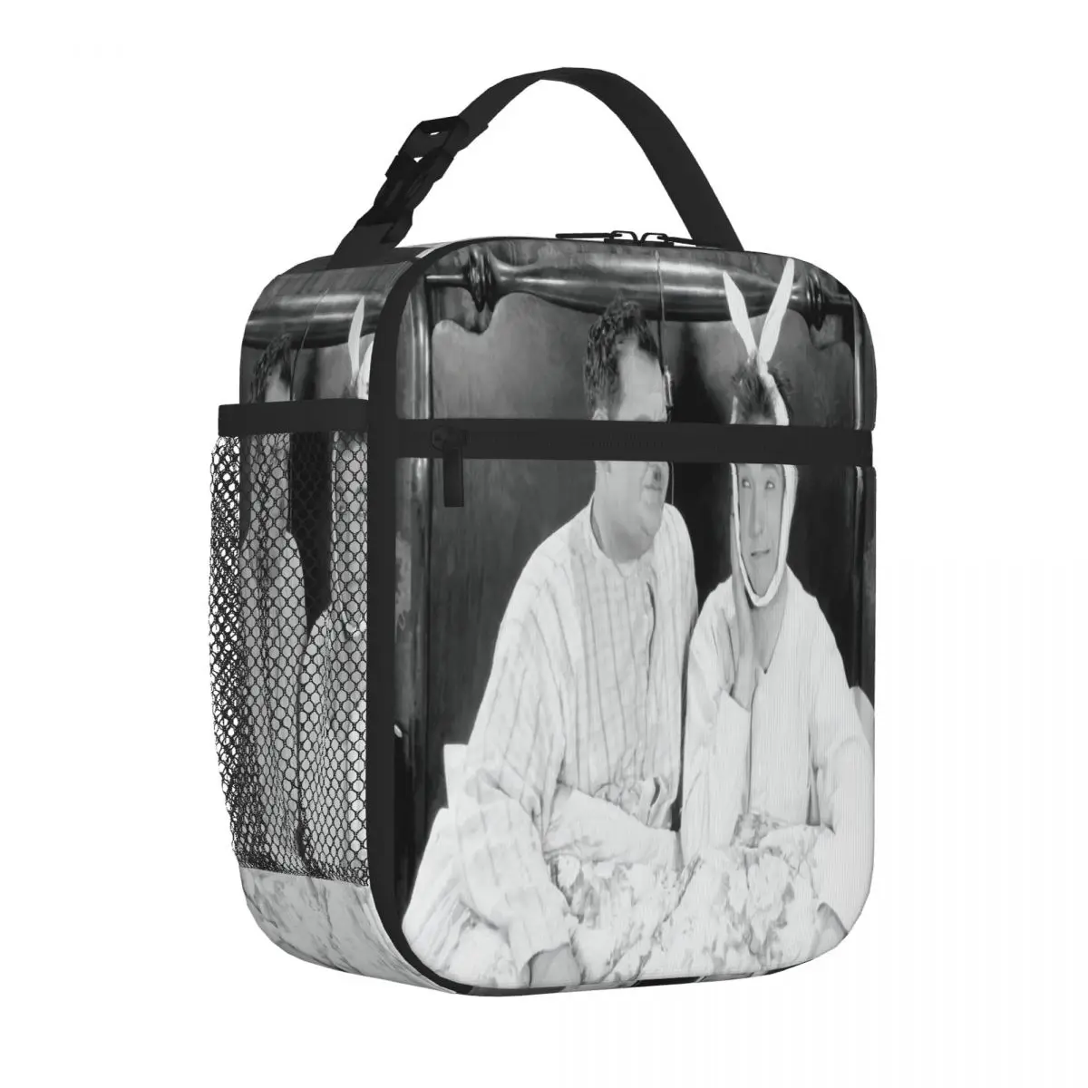 Hot Sale Laurel &Amp Hardy Poster Yard Outdoor Outdoor Style Foldable Lunch Bag Workday Snack Small Lunch Bag