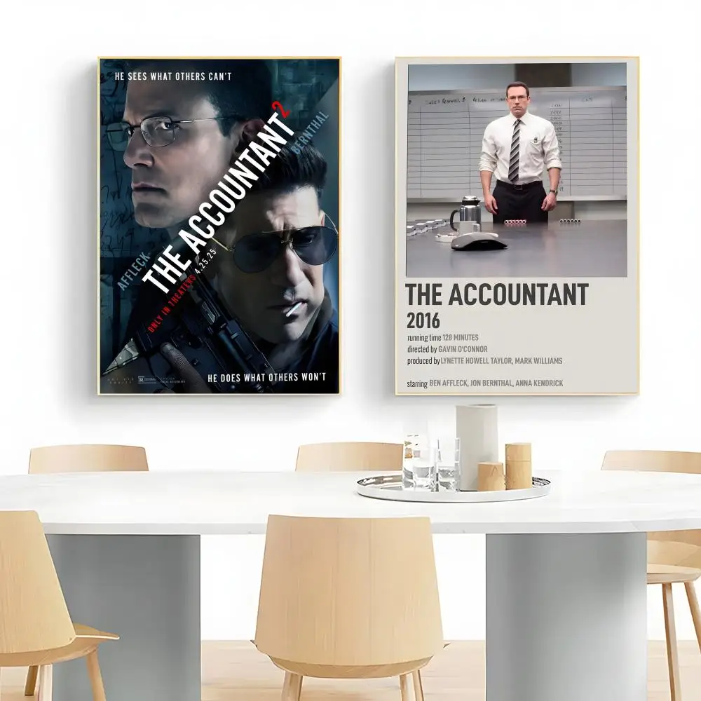 Action Smart American Movie T-The A-Accountant 2 Poster Wall Art Print Poster Decorative Mural Home Decor Gift Unframed