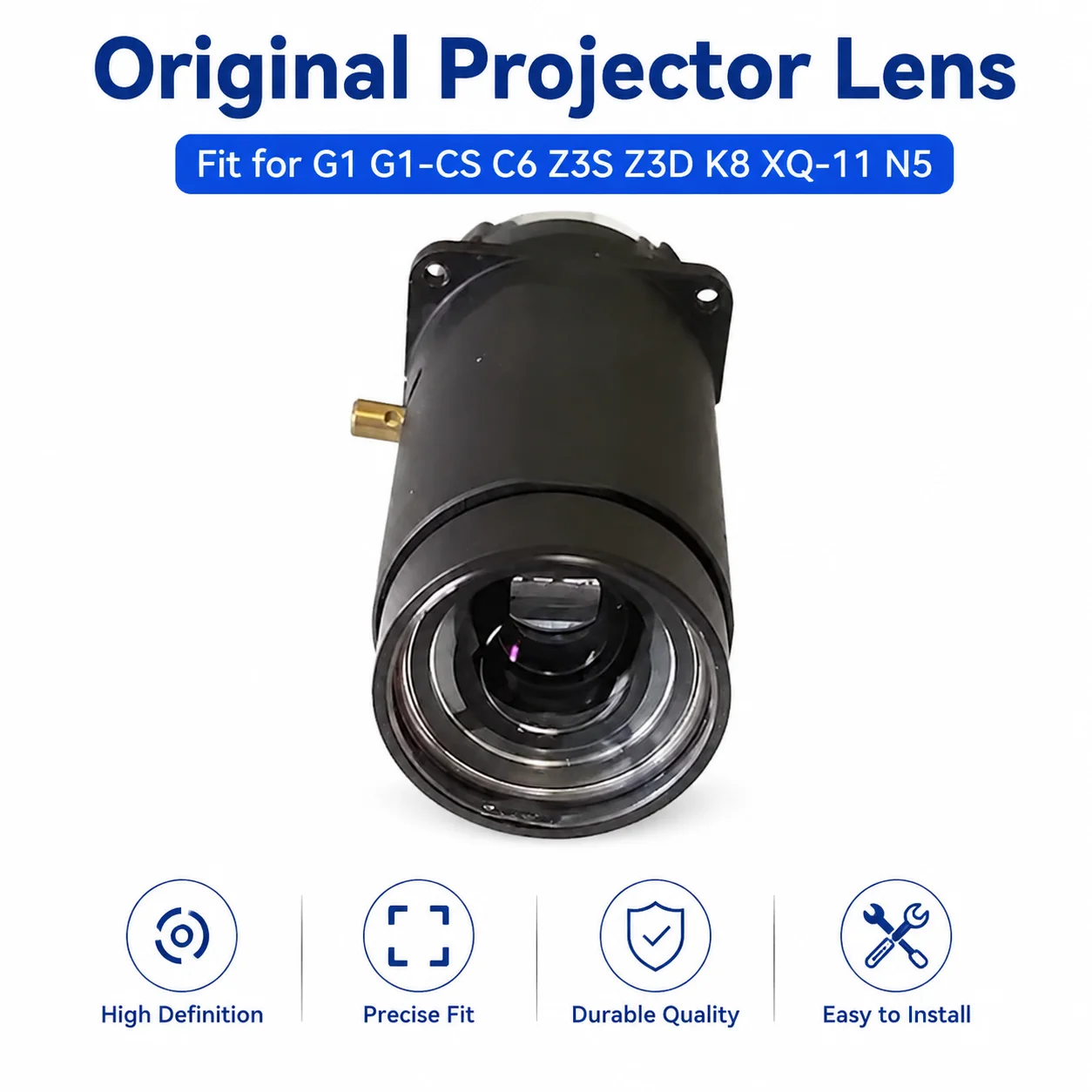 Original Micro Projector Lens For JMGO G1 G1-CS C6 XGIMI Z3S Z3D K8 XQ-11 N5 Optical Engine Part