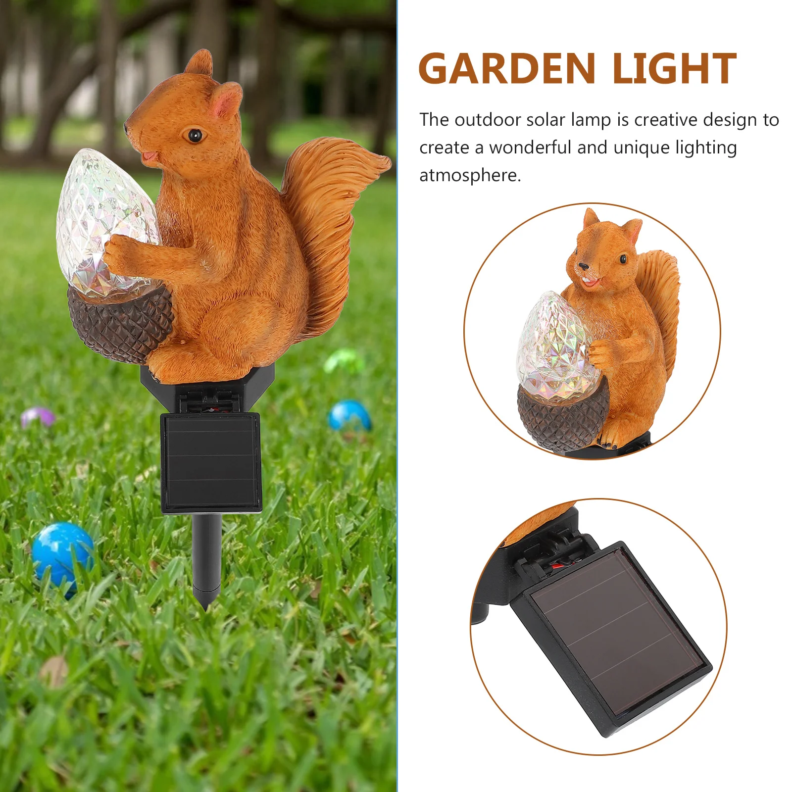 

1Pcs Solar Ground Lamp Waterproof Outdoor Garden Light Decorative LED Lawn Light Yard Landscape Lighting LED Solar Lamp