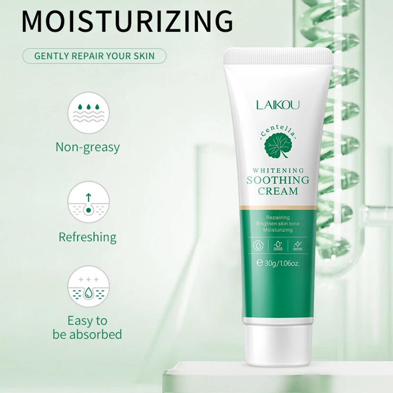 LAIKOU Centella Asiatica Face Cream Firming Moisturizing Nourishing Hydrating Facial skincare Cream Beauty Face Skin Care