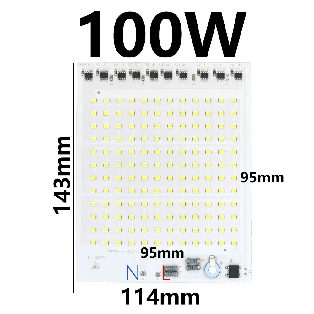 100W