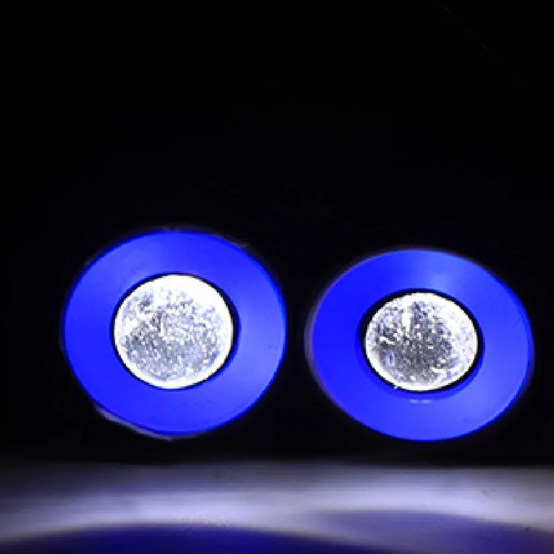 eep Wrangler Angel Eyes Headlights 17MM Multiple Styles Compatible with Truggy Rustler Losi Team Associated for raxxas TRX4 SCX