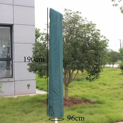 190x96cm Outdoor Patio Umbrella Waterproof Protective Cover with Zipper for Garden Cantilever Parasol Umbrellas Cover