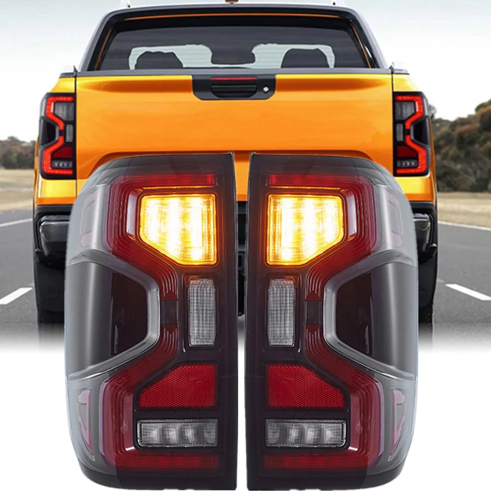 Car Led Rear Lights For Ford Ranger Tail Lights T9 2022 2023 2024 Accessories Modified Led Taillight Assembly