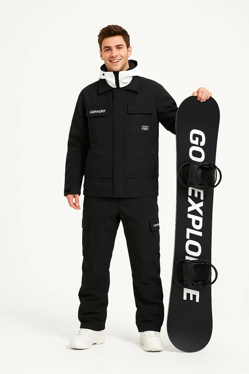 

Waterproof Windproof One-Piece Ski Suit for Men Women – Winter Snowboard Jumpsuit with Warm Thermal Lining