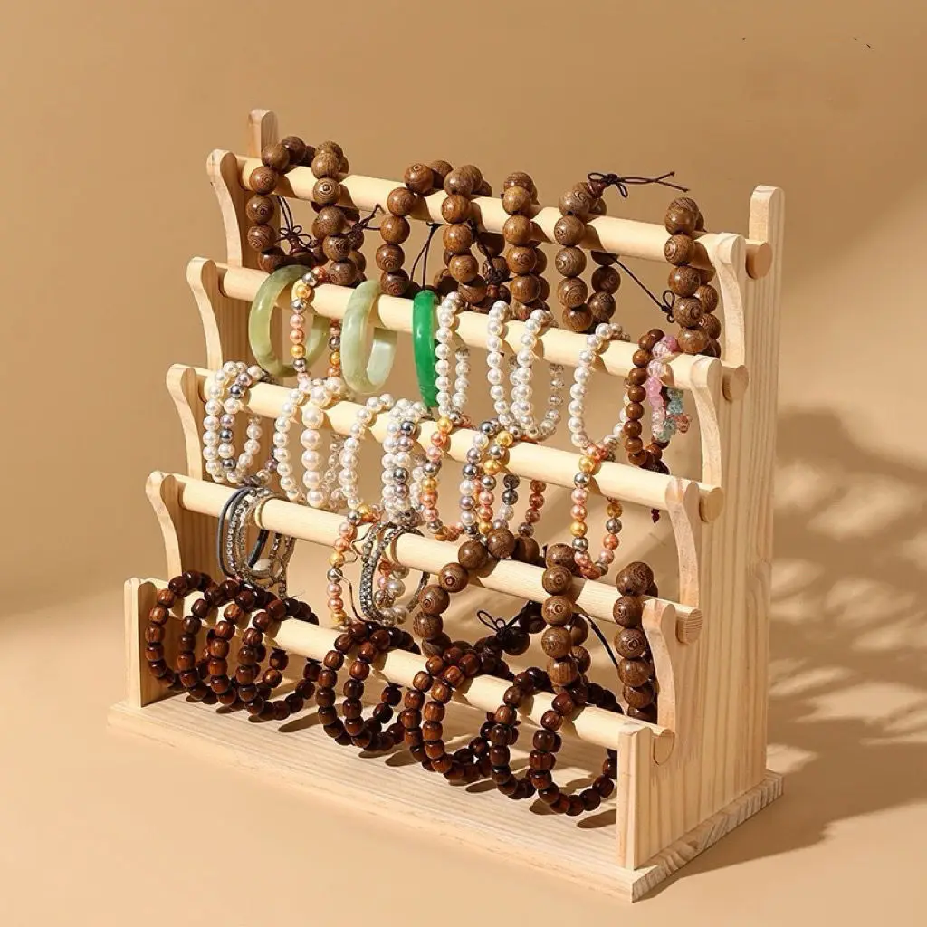

Wood Bracelet Display Rack, Bracelet, Watch, Bead Bracelet Storage, Hair Band, Jewelry Display Rack, Jewelry Headband