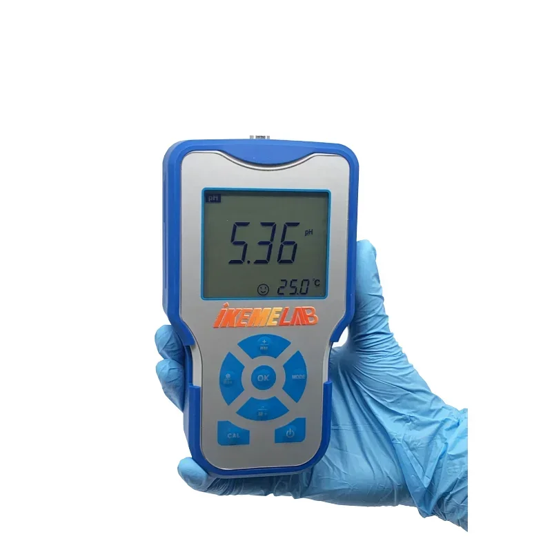 IKEME Hot Manufacturer Cheap Digital Portable Acidity Meter Conductivity Dual Use Ph S For Food And Water