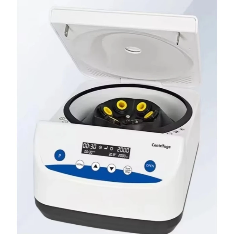 Bench Low Speed Centrifuge  LC400 500-4000rpm Electronic Door Lock Visual Top Window with  Program Memory Function