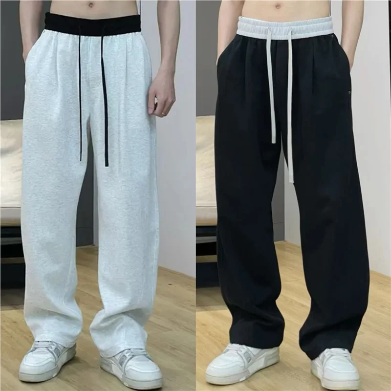 กางเกงลำลองสไตล์ญี่ปุ่นสำหรับผู้ชาย สไตล์ใหม่ ใส่ได้หลากหลาย ลุคสบายๆ อินเทรนด์ ฮาราจูกุ แฟชั่นเรียบง่าย