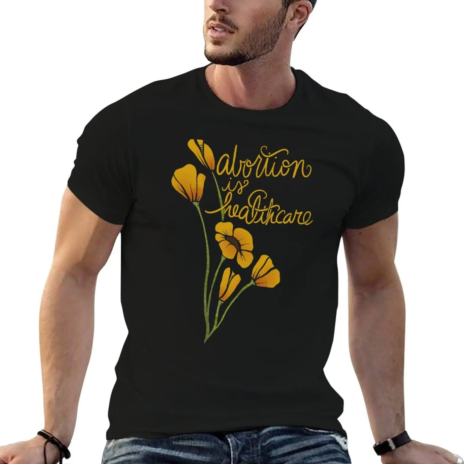 

t Healthcare t Abortion man designer T-Shirt is shirt shirts cotton