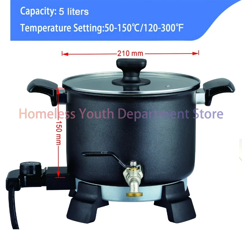 5L Non Stick Candle Melter Electric Candle Machine Wax Melter