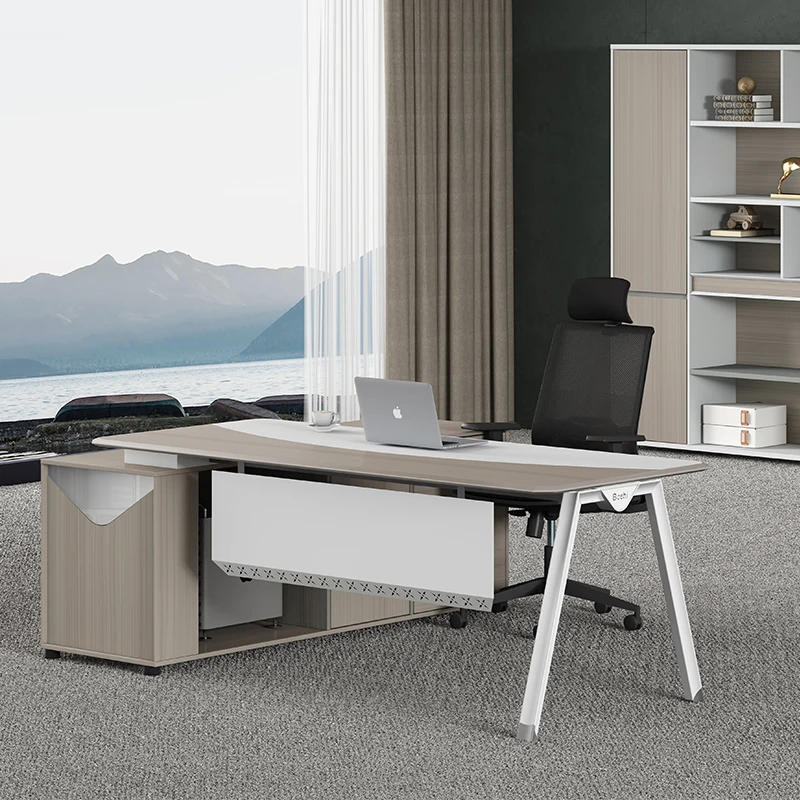 

Manager Office Desk Female President Combination Simple Modern Light Luxury Designer Supervisor Boss