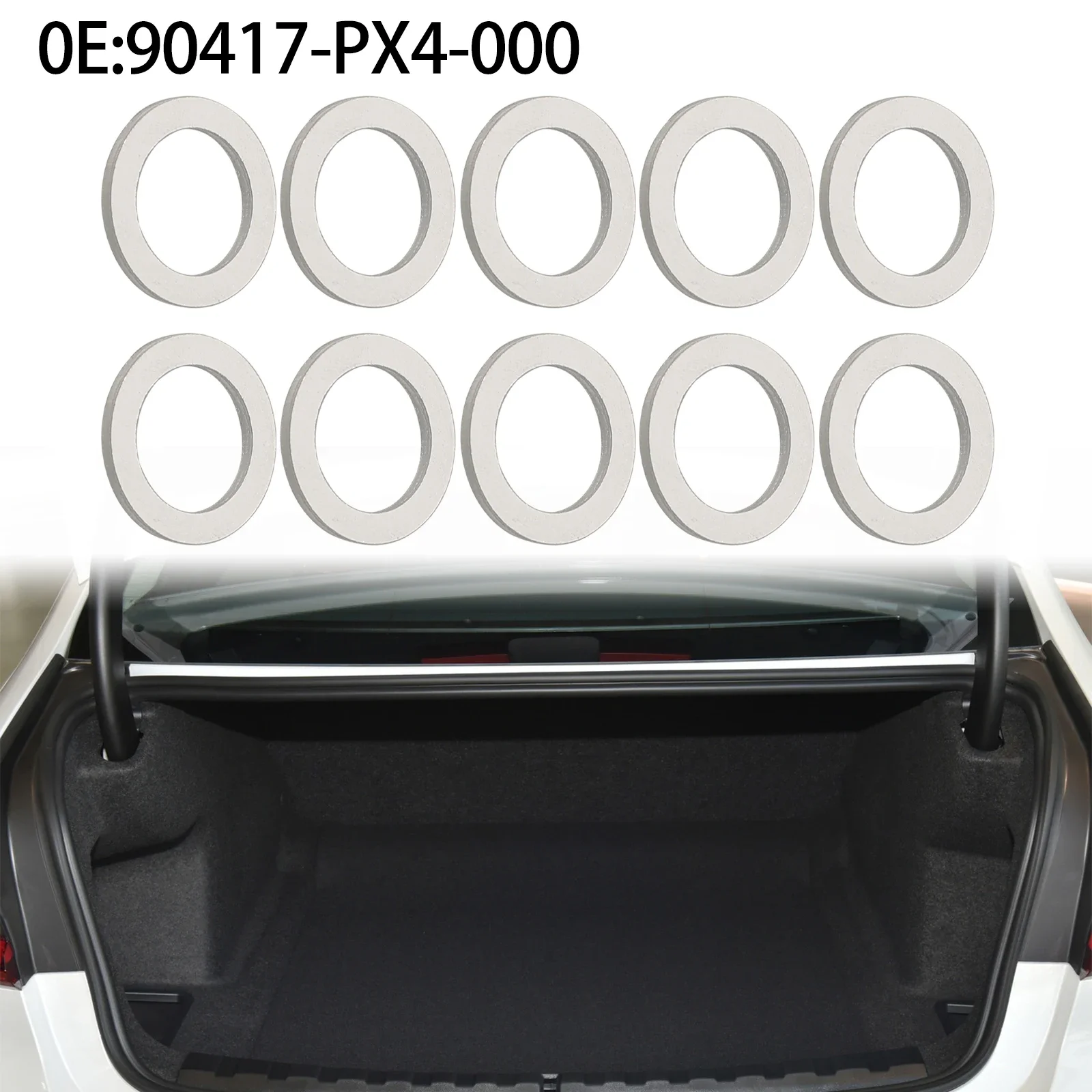 90471-PX4-000 Transmission Drain Plug Washer For Honda For Acura For Accord Coupe Car Door Panel Trunk Latch Accessories