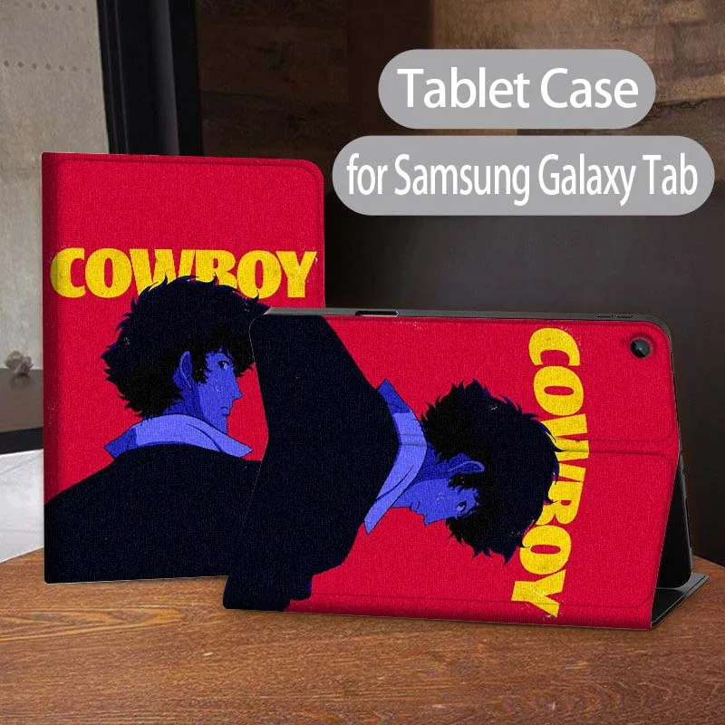 

Comics Cowboy Bebop Logo For Samsung Galaxy Tab A7 A A8 A9 S9 S10 S6 S7 S8 S11 8.7 10.1 10.5 11 10.9 Lite PLus Inch Tablet Case