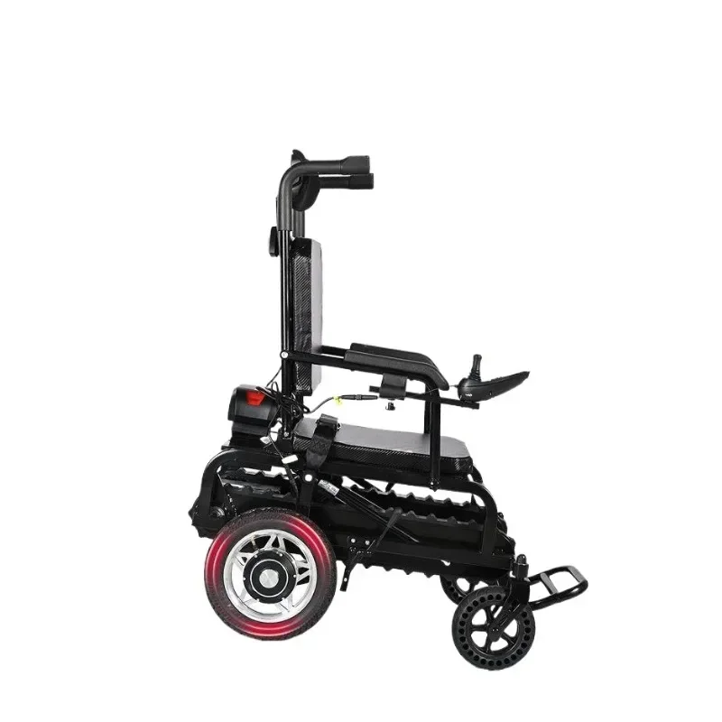 Up and down stairs wheelchair elderly disabled climbing machine intelligent lightweight folding crawler electric stair
