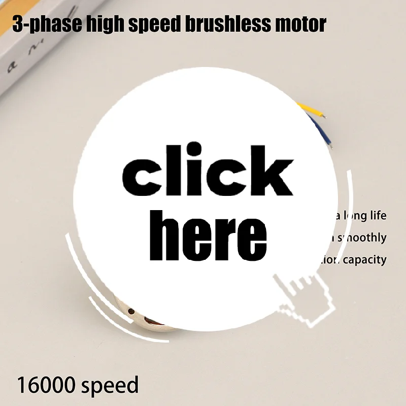 

1S-2S 3,7 В 7,4 В 15000 кВ крошечный 14 мм 3-фазный бесщеточный двигатель высокоскоростной вал 1,5 мм для двигателя радиатора вентилятора радиоуправляемого дрона