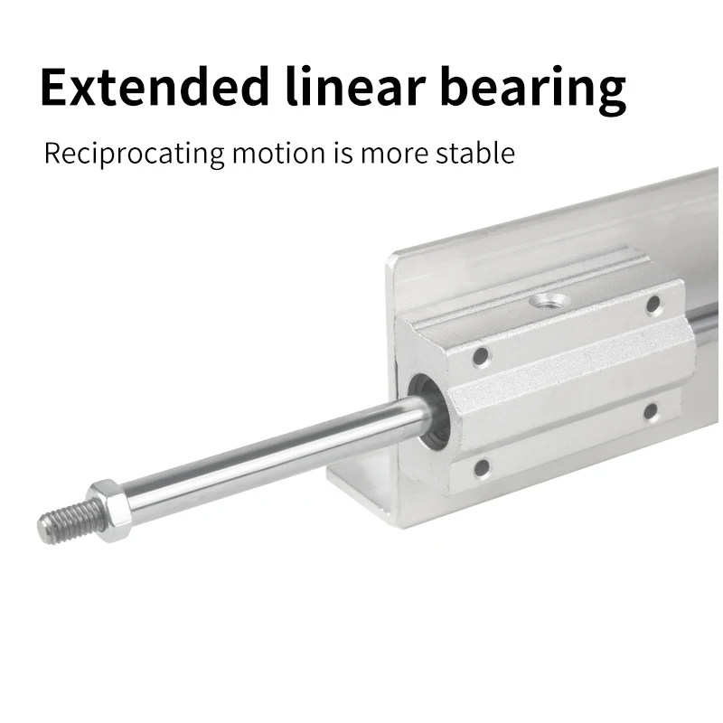 لتقوم بها بنفسك الترددية دفع قضيب المحرك أجزاء المحرك الخطي آلية تلسكوبية مع كرنك ومحور الخط 2-8 سنتيمتر 3-15 سنتيمتر للآلات