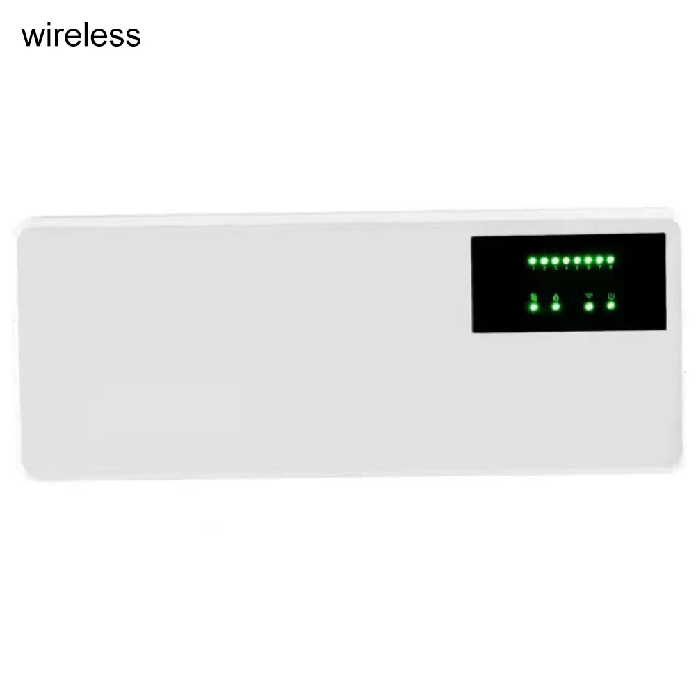 8 Channel Hub Controller Electric Valve Control Box For Floor Heating System Thermostat Signal Processing Wired Wireless 16A