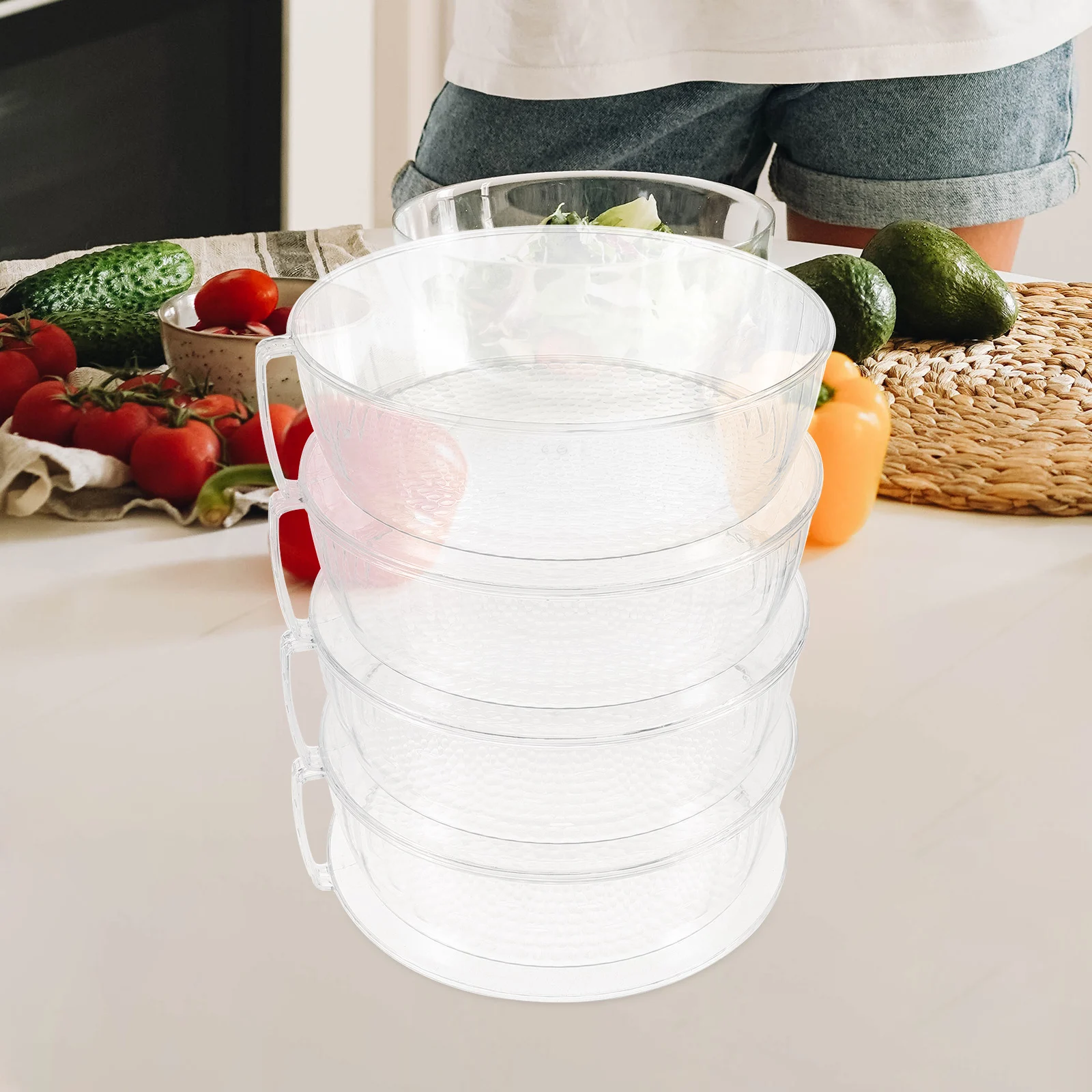 

1 set Insulated Food Warm Vegetable Cover Clear Transparent Plastic Cake Cover Kitchen Supply for Home Restaurant Bakery Use