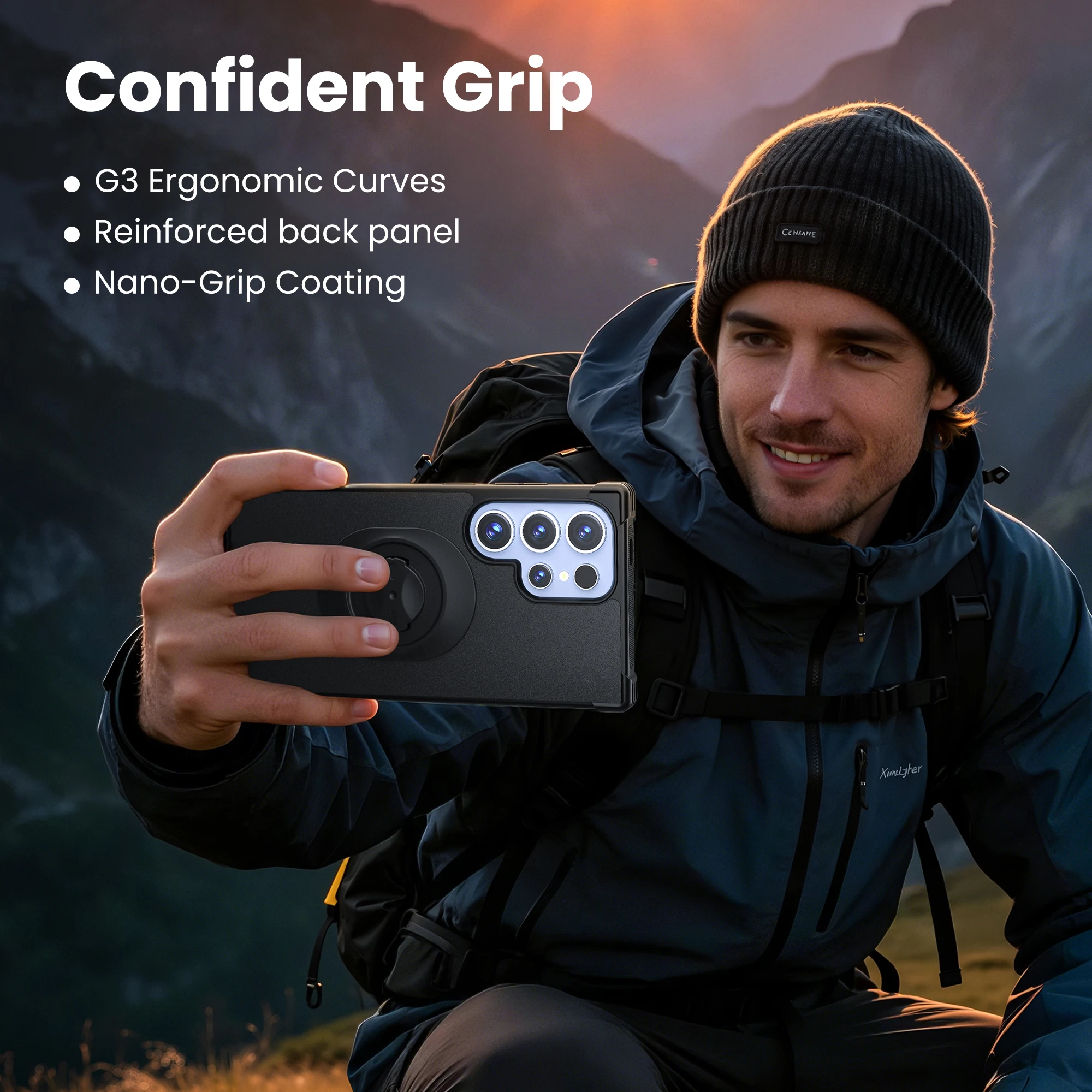 Etui na Samsung Galaxy S24/S25/S26/Plus/Ultra pasujące do uchwytu na komputer rowerowy Garmin, uchwyt GPS do rowerów szutrowych/MTB/szosowych/e-bike. — zdjęcie produktu 4