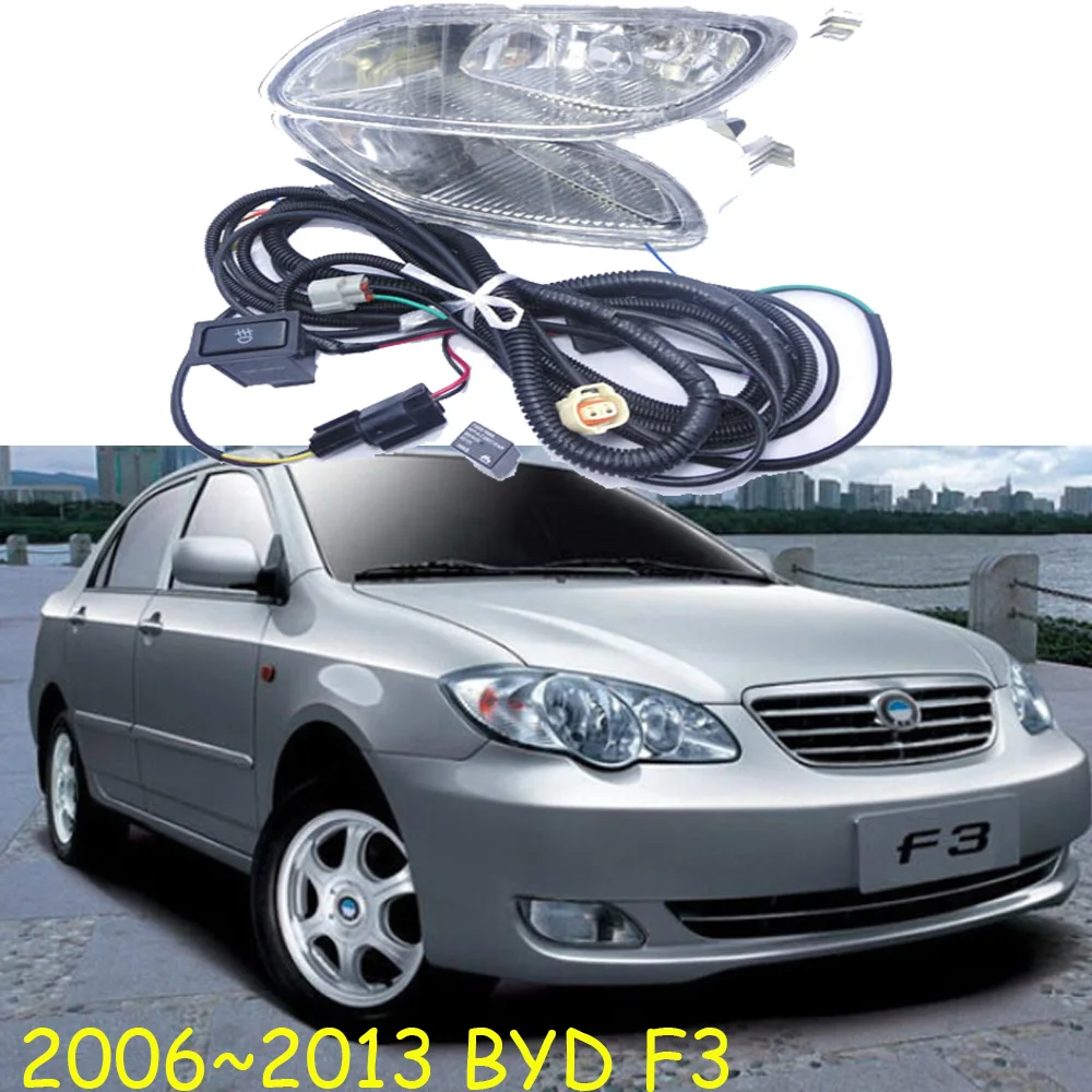 

car accessories bupmer head light for BYD F3 fog lamp headlight halogen bulb 2006~2013y for BYD F3 headlamp