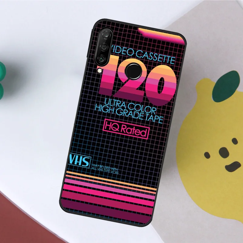 شريط كاسيت عتيق Vhs ملصق لهاتف هواوي نوفا 10 9 SE 5T 12s 12i 11i Y91 Y90 Y60 Y70 Y72 Y61 P60 Pro P40 P30 Lite