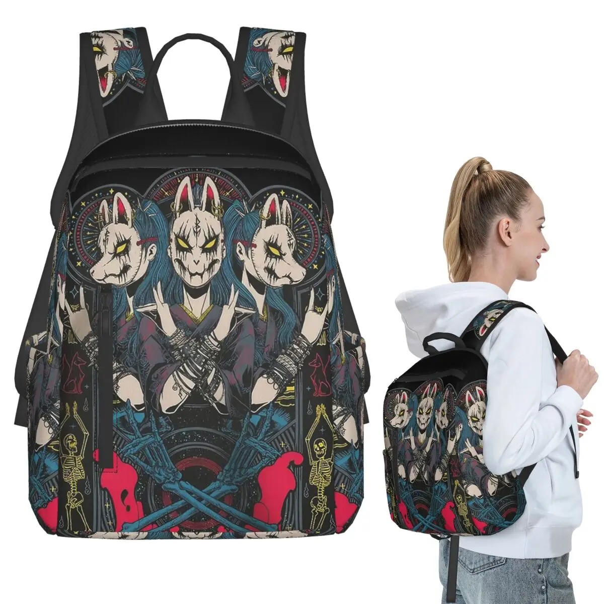 

Рюкзак Babymetal Tour, студенческая сумка для книг для мальчиков и девочек, детская школьная сумка, компьютерные сумки на плечо для мужчин и женщин