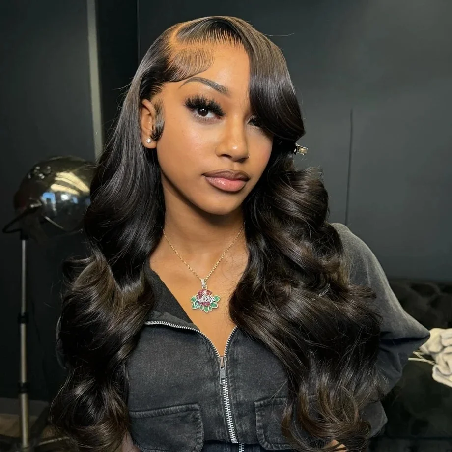 Hd Lace Wig 13x6 Human Hair Body Wave Hd Transparent Lace Frontal Wigs 30 40 Inch Pre Plucked With Baby Hair 4x4 Glueless Wigs