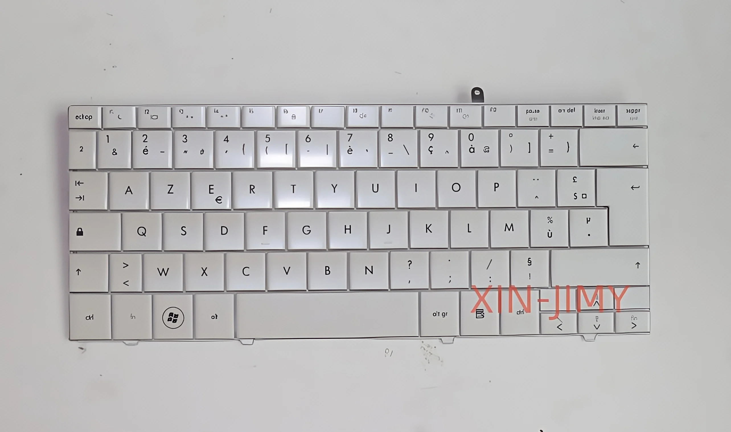 لوحة مفاتيح كمبيوتر محمول جديدة لـ HP Compaq Mini 110 110-1000 Mini 102 Presario CQ10-100 French /Fr أبيض بدون إضاءة خلفية