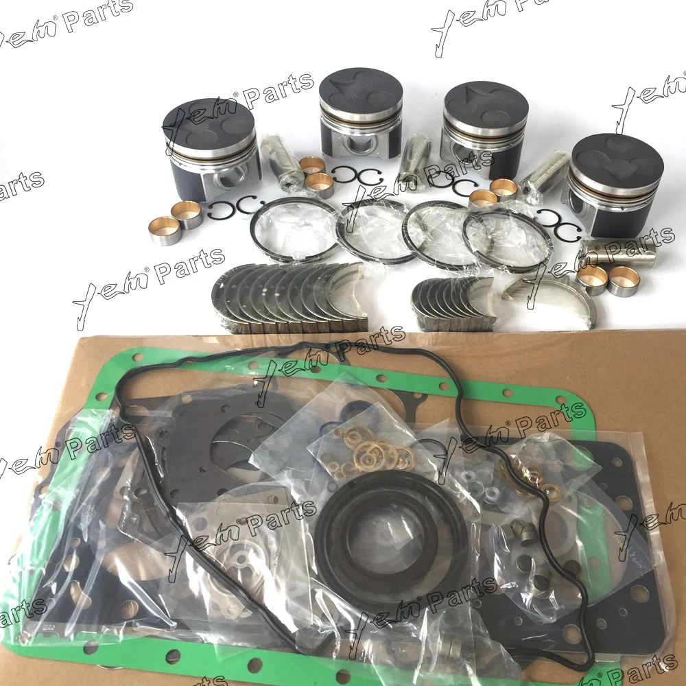 

For kubota diesel engine V3600 piston + piston ring + bearings + full gasket set