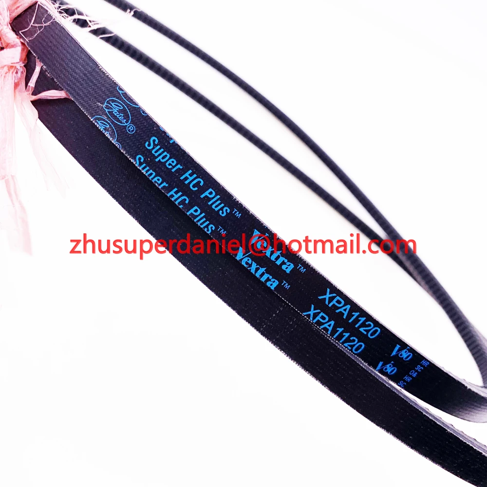 

6pcs/lot XPA1107/ XPA1120 screw air compressor driving belt leather belt V ribbed belt