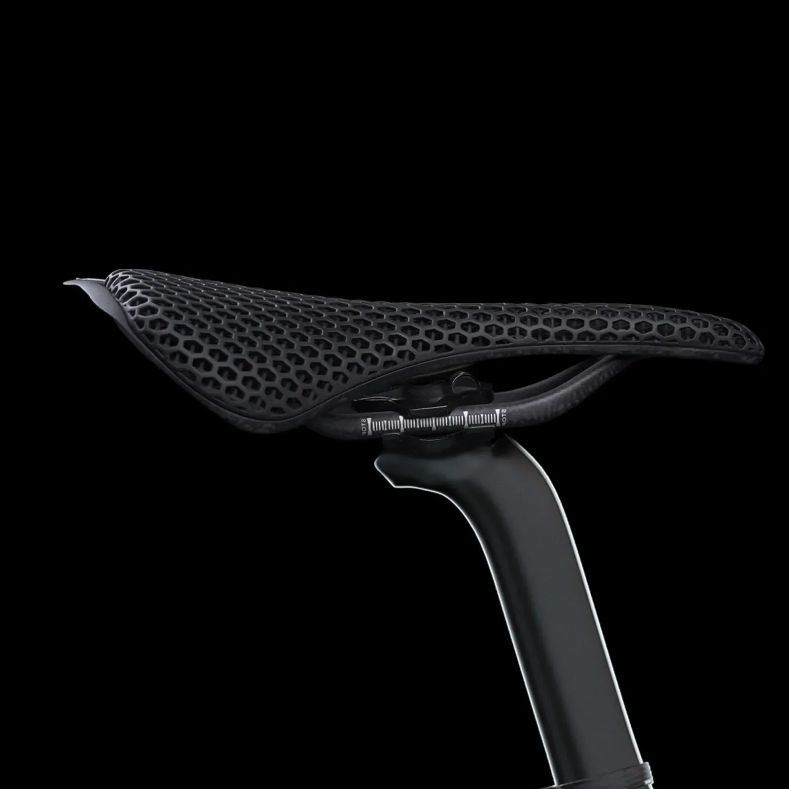 3D printed carbon fiber bicycle seat cushion, ultra-light road mountain bike saddle, hollow, comfortable and breathable