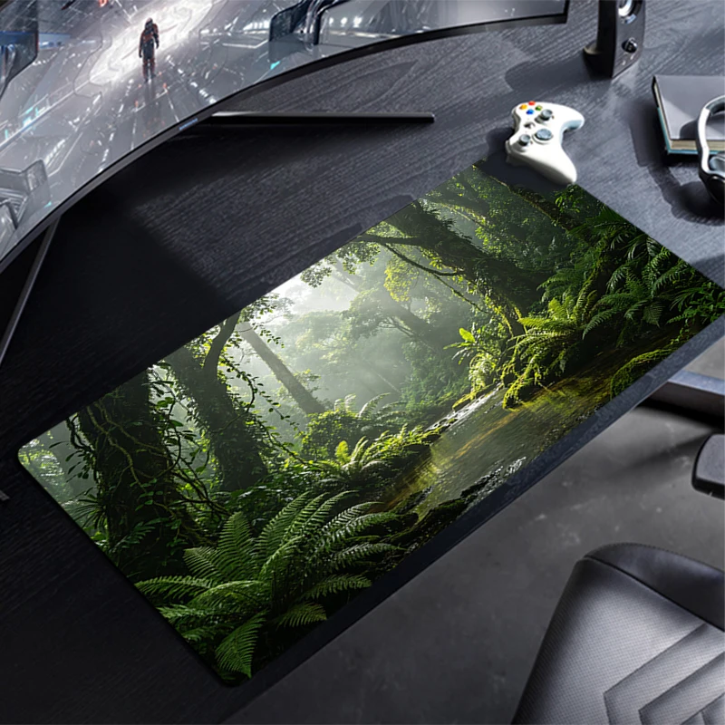 Mouse Pad natural scenery new Large Gamer XXL Keyboard Desk Mouse Mat Carpet Rubber Tapis Souris Gaming Notbook Mousepad