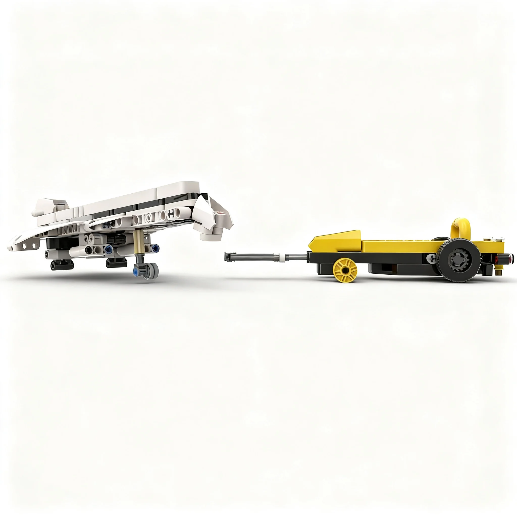 242pcs MOC Concorde & Towing Vehicle Technical Model Toy Building Blocks Construction Christmas Gift Idea Brick Art Education