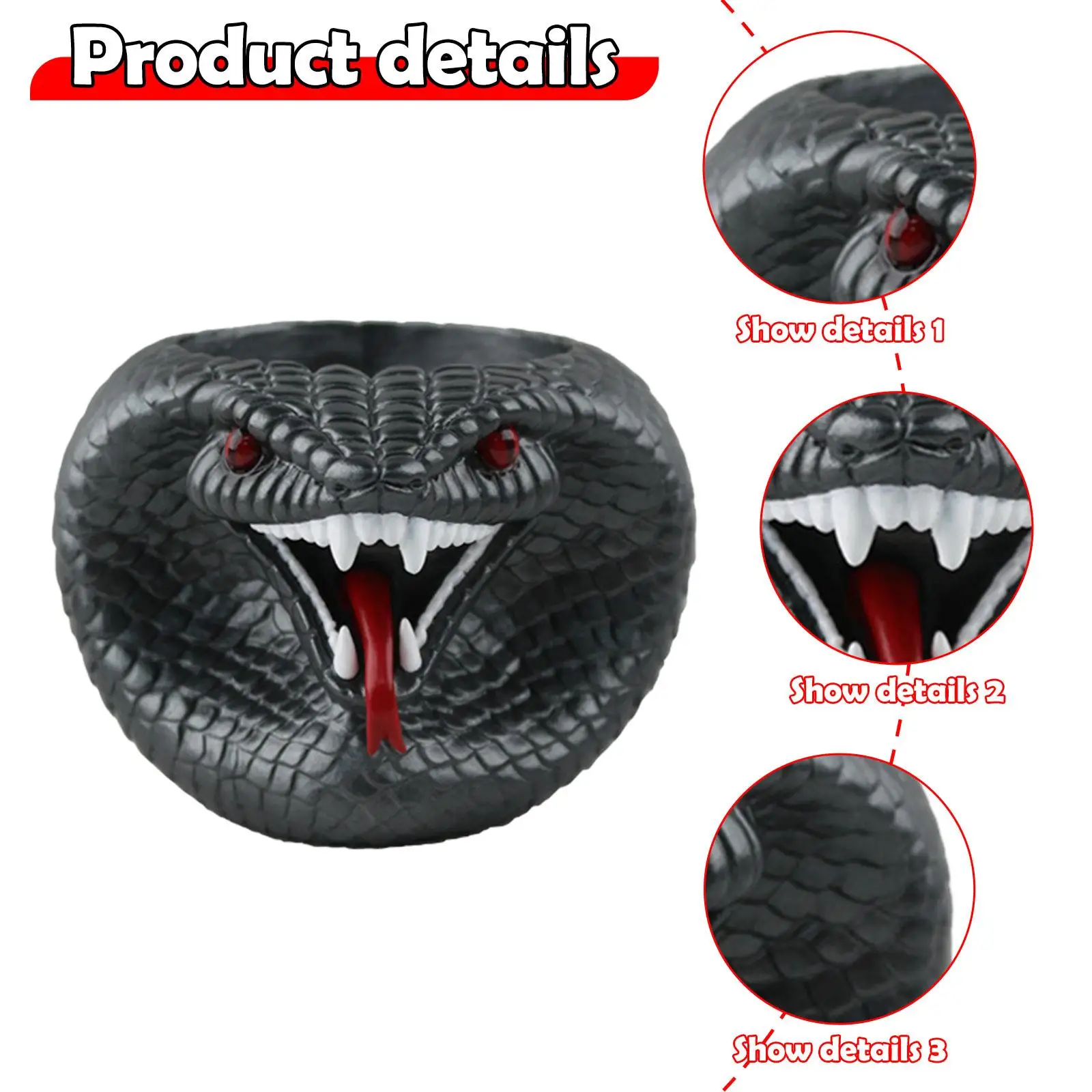 وعاء نباتات مزخرف على شكل ثعبان للعصارة والزهور مثالي للمنزل والمكتب والحديقة #5