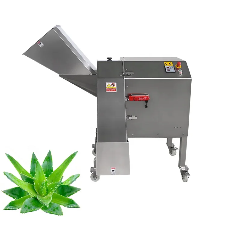 Multi-functional Vegetable and Fruit Aloe Vera Dicer Machine 1000kg/h Output for Commercial Use