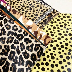 Leather Color Matching Handmade Cut Horse Fur and Cow Leather Handmade, DIY, New, 20x30cm