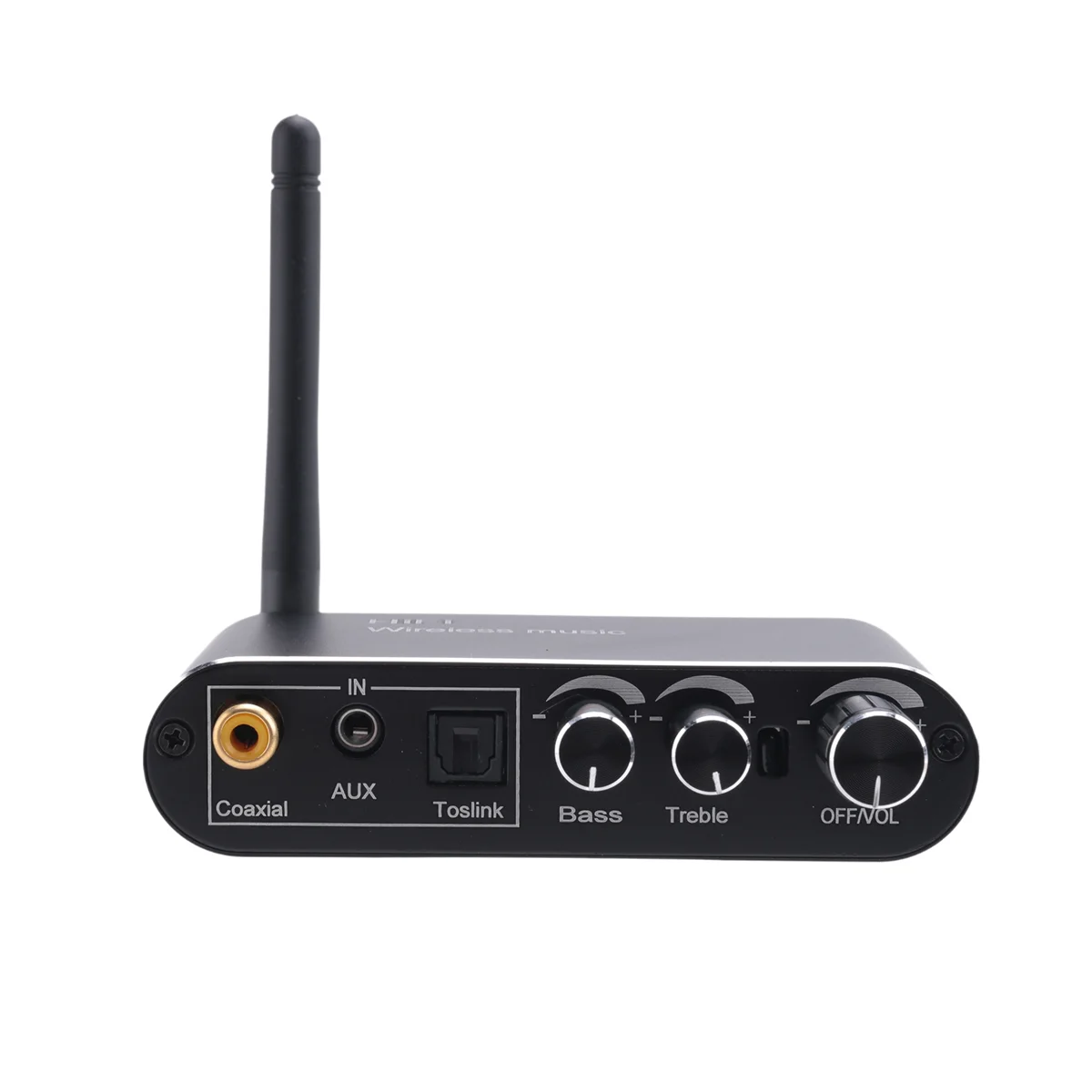M20K Digital-To-Analog Converter Bluetooth 5.1 Receiver DAC Optical/Coaxial to AUX 3.5 mm Audio Output with Volume Control