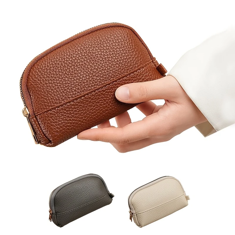 Retro Zippered Zero Wallet, Compact and Exquisitely Designed Key Holder Mini Handheld Card Holder Coin Purse