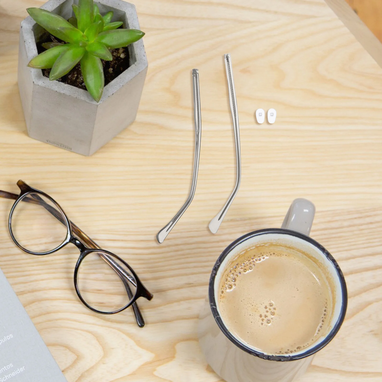 

1Pair Metal Eyeglass Replacement Arm Universal Fit Durable Fashionable Eyewear Accessories Multiple Colors Styles