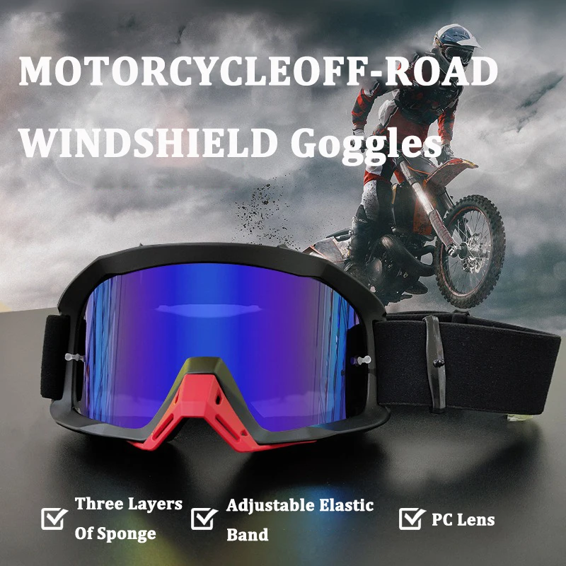 New Goggles Retro Motorcycle Goggles Off Road Goggles Harley Mask Helmet Outdoor Riding Gear Sunglasses For Men