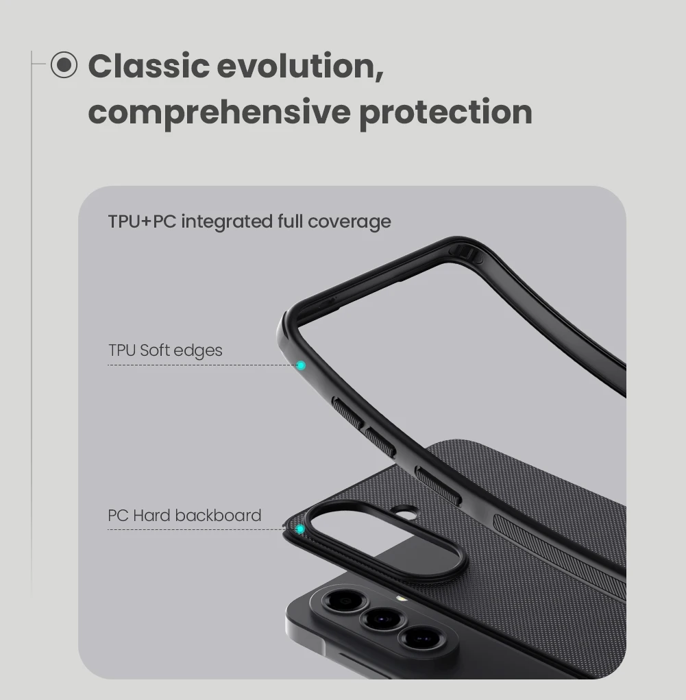Für Samsung Galaxy A57 5G Hülle NILLKIN Fitted Case Hochwertige Super Frosted Shield Hülle Matte PC Abdeckung – Detail 10