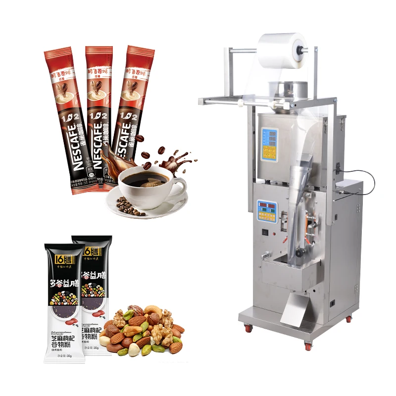 Small Food Pouch Packing Machine Dehydrated Fruits and Vegetables Bag Spice Sachet Filling Packaging Machine