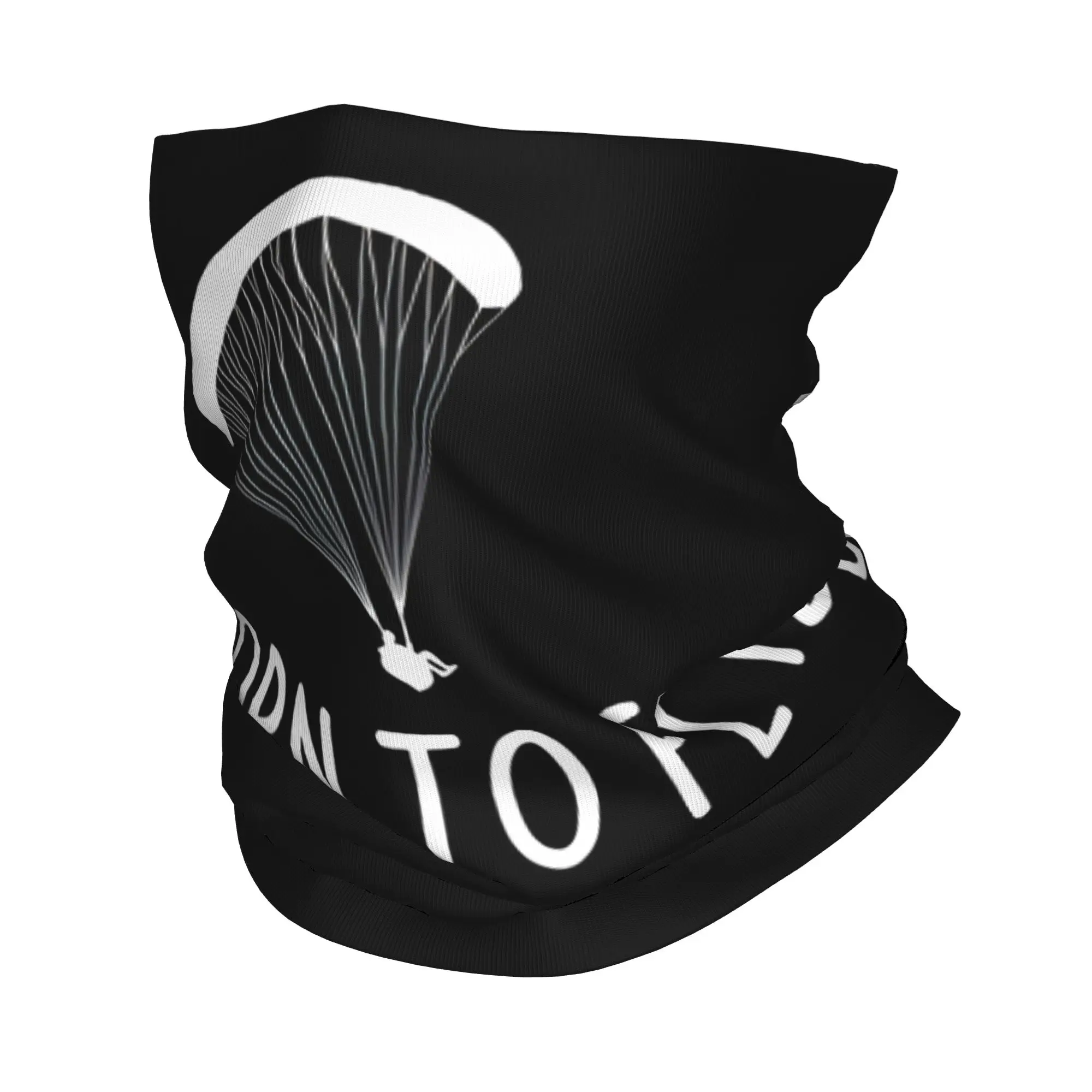 

Многофункциональный зимний шарф-труба (бафф) для парапланеризма, лыжного спорта и бега, унисекс, для защиты лица и шеи, дизайн «Born To Fly»