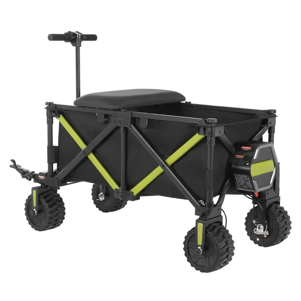 Electric Hand Carts Wagon For Camping Tool Shopping Folding Cart Decorative Garden Cart Electric Beach Wagon